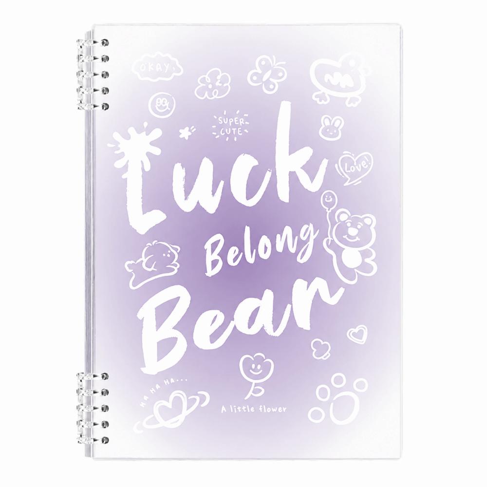 A5/B5 Binder Notebook Detachable Notepad Multi-functional Loose-leaf Notebook Studnets A5 Purple
