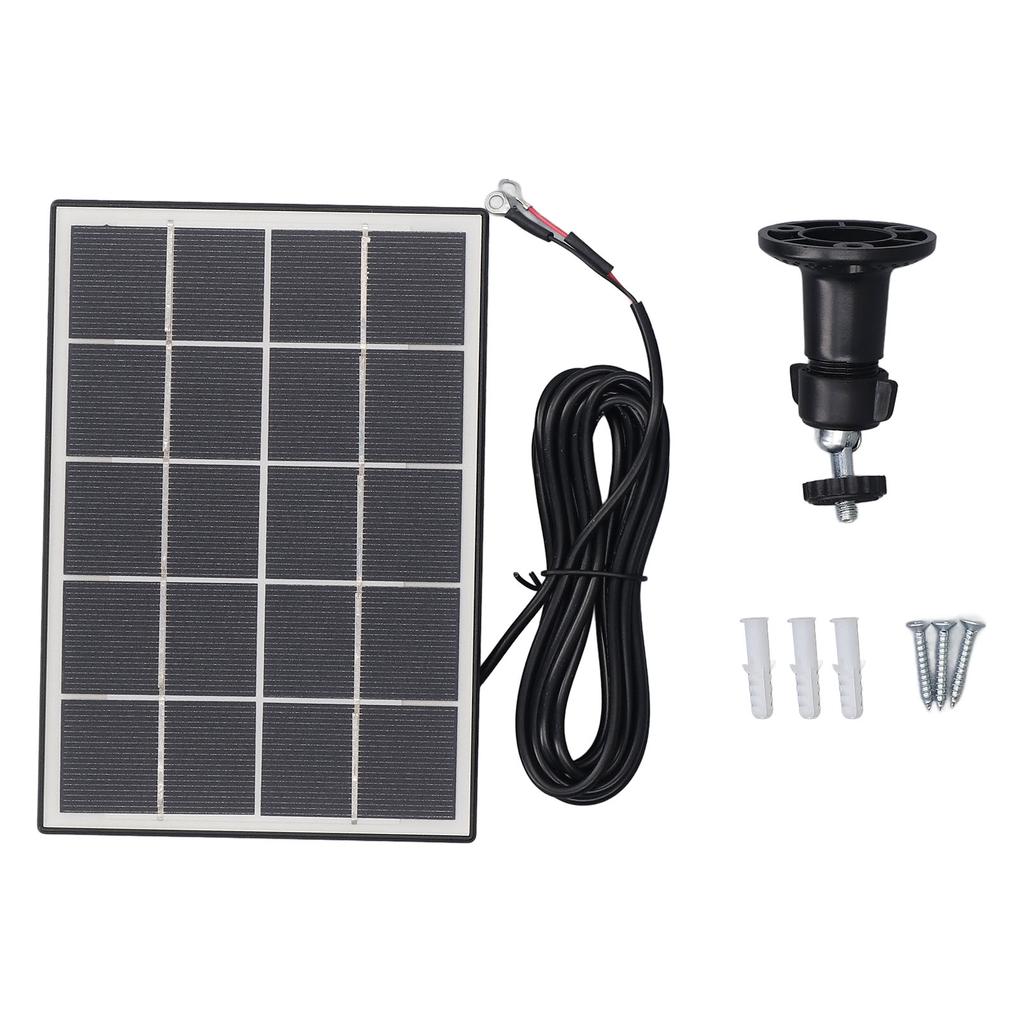 3W 5V Solar Panel Professional Efficient Monocrystalline Silicon Solar Panel Charger for Outdoor Sec