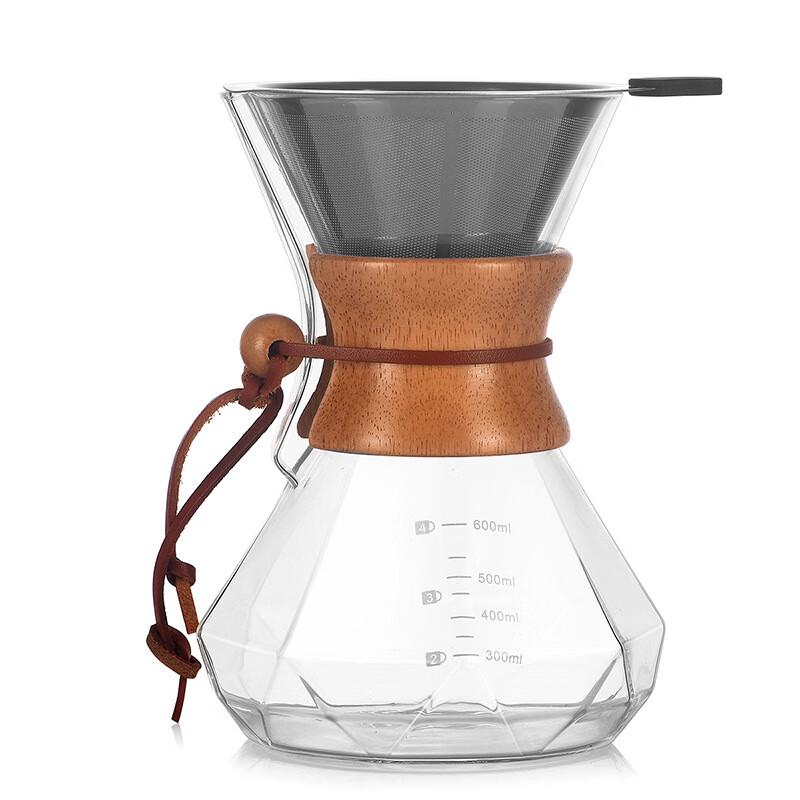 LISM Pour-Over Coffee Pot with Filter