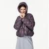 Tanboer Women's Short Hooded Thin Down Jacket TB5330268D