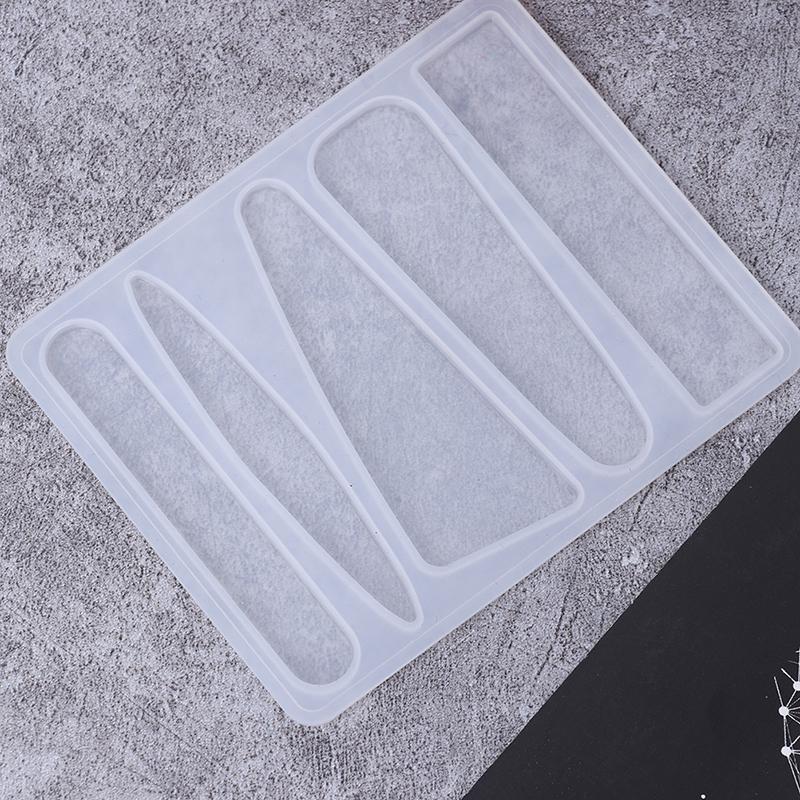 1×Silikon Gussform Frauen Mädchen Haarspange Form UV Harz DIY Formen Handwerkzeug