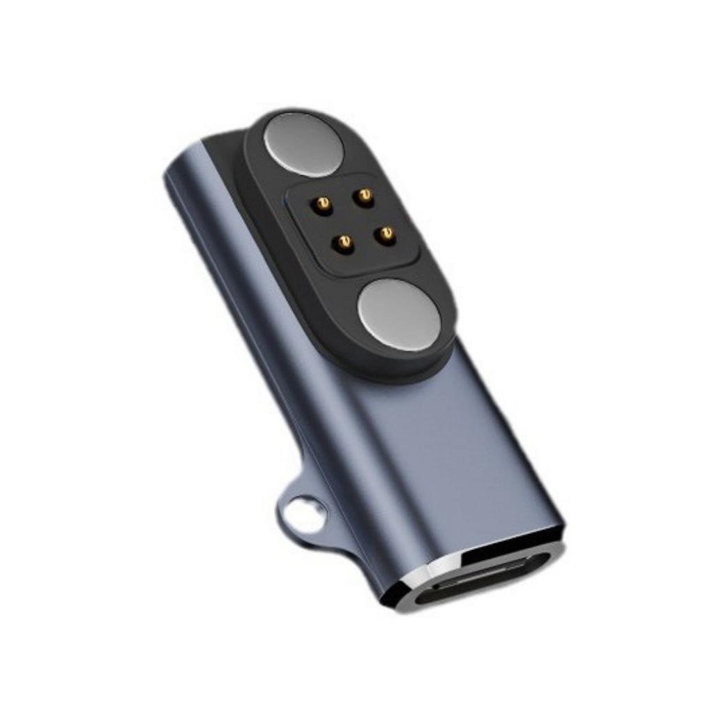 Replaceable Magnetic Charging Cable Adapter for Wireless Bone Conduction Headphones Portable 4pin Connector Head