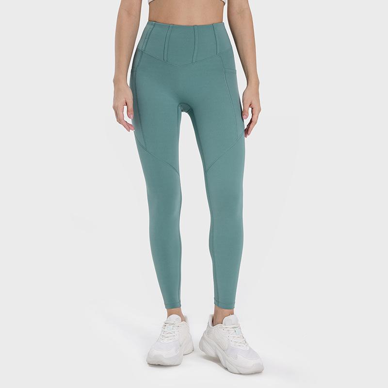

Spring and summer new high waist hip yoga pants running fitness sports leggings female SS 12 (140-75 kg)