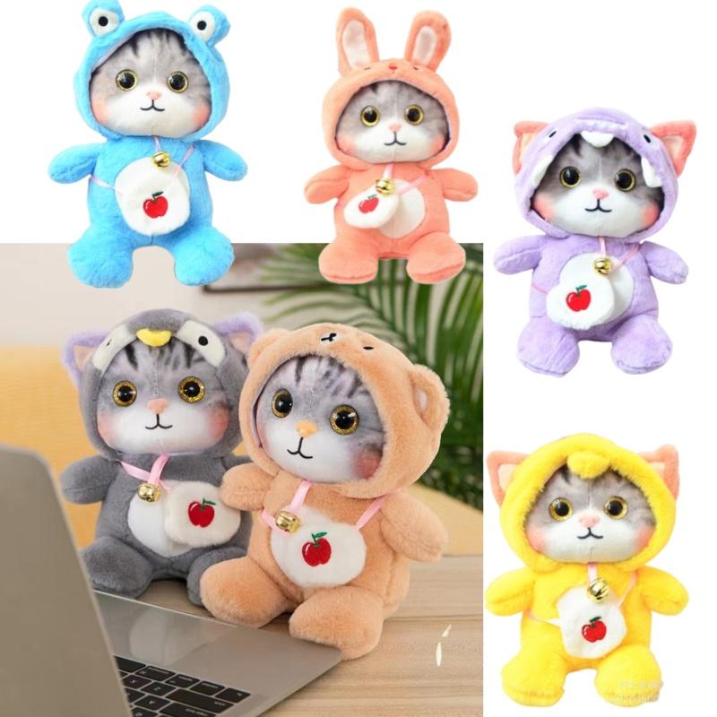 Cute Cat Plush Toy For Kids Soft And Cuddly, Perfect For Nap Time Cartoon Animal Stuffed Animal