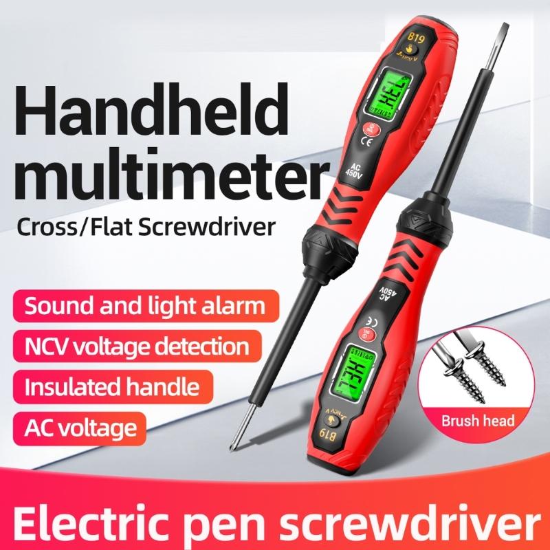 Voltage Tester, Non-Contact Voltage Tester, Electrical Tester, 11V-450V Digital Buzzer Alarm, Live Wire Tester