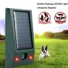 Mini Electronic Ultrasonic Bird Repeller IP66 Waterproof Pigeon Deterrent Strong LED Flashing Pest Controller for Garden Yard