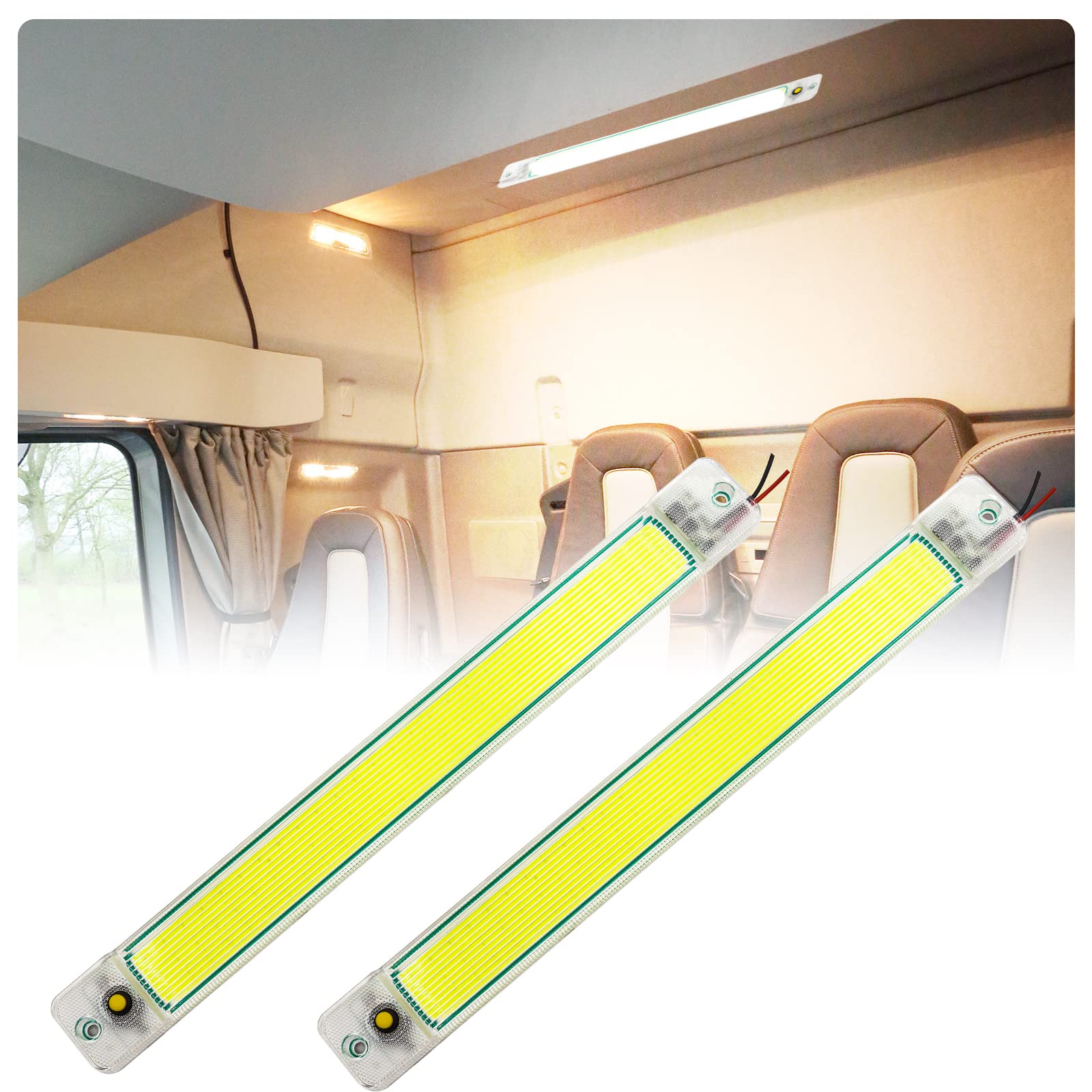 

Ygmylandbb LED Room Car Interior Cargo Interior Lighting for Night and Work 84 Pack of 2 Lamp, 12V/24V, Light, Light, Trucks, Storage, Campers, Tents, белый
