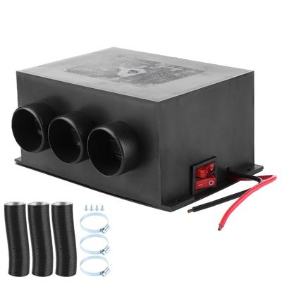 12V Car Heater 3 Hole Portable Winter Heating Warmer Windshield Defroster Fog Removing