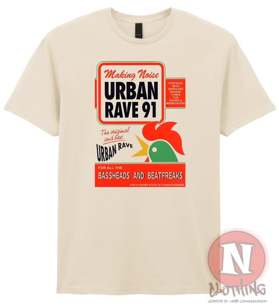 Urban Rave 91 TShirt Wild Free Early 90s Rave Dance Music Edm Organic Heavy S