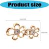 6Pcs Elegant Flower Waist Tightening Button For Jeans Pants Waist Fastener Clip Waist Cincher for Waist Adjustment