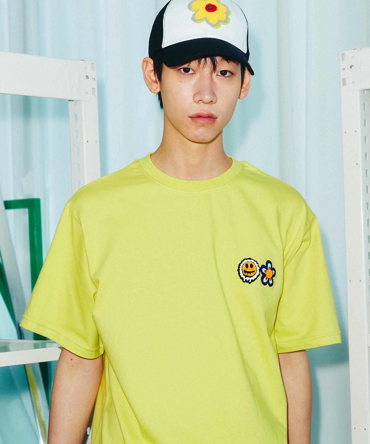 Mister Child Double Logo T-Shirt Neon L