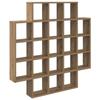 Maison Exclusive - Étagère Murale Chêne artisanal 100 x 13 x 100 cm
