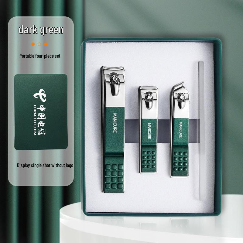 

Роскошный набор кусачек для ногтей с защитой от брызг в подарочной коробке - полный набор маникюрных инструментов