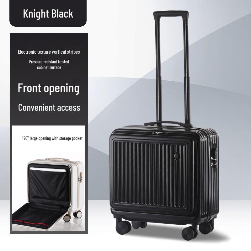 OEING Upgraded Front Opening Carry-On Suitcase