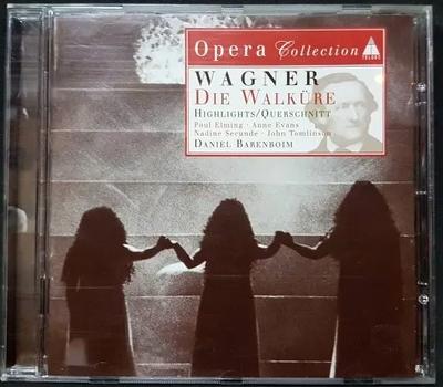 CD BARENBOIM,ELMING,EVANS; SECOND - Die Walküre (Highlights Extraits) 0630138219 Teldec 1993 Europe Classical Used