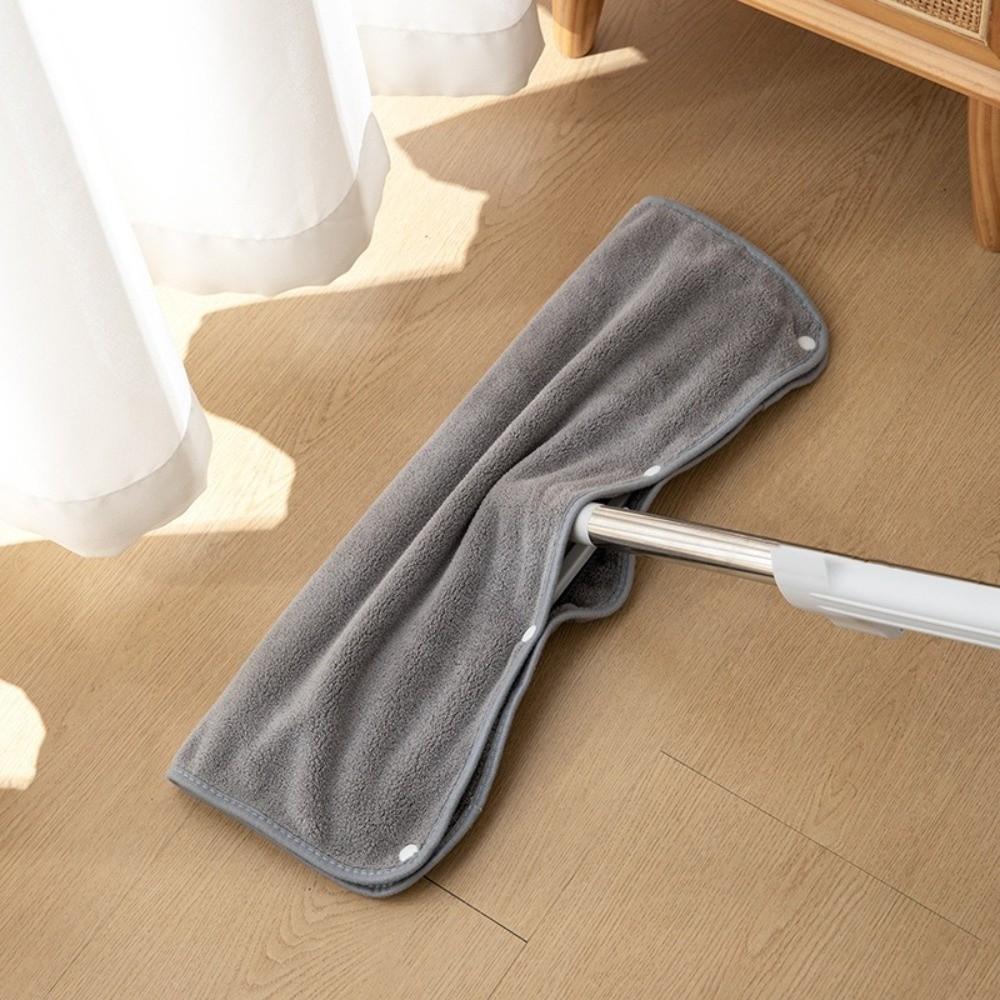 Washable Floor Cleaning Pad Coral Fleece Floor Cleaning Rag For Household Floor Cleaning