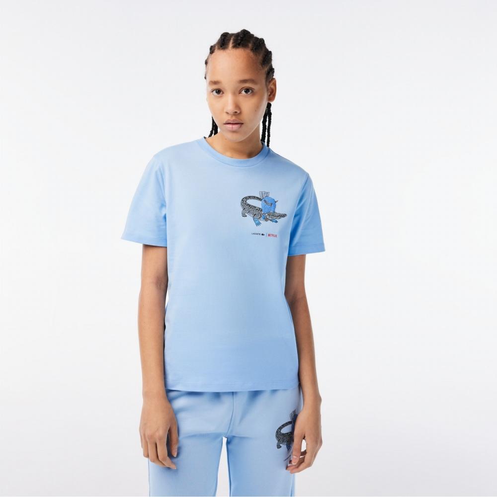 

LACOSTE LacosteNetflix Женская футболка с коротким рукавом Bridgerton