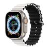Ремешок из двухцветного силикона Apple Marine для часов 8/7/SE/Ultra Sports