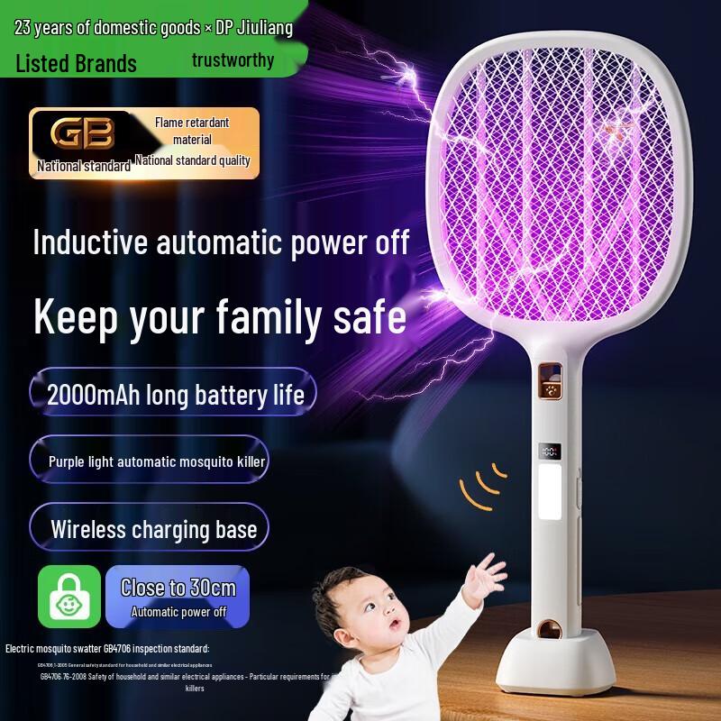 DP Rechargeable Electric Mosquito Swatter & Lamp 1