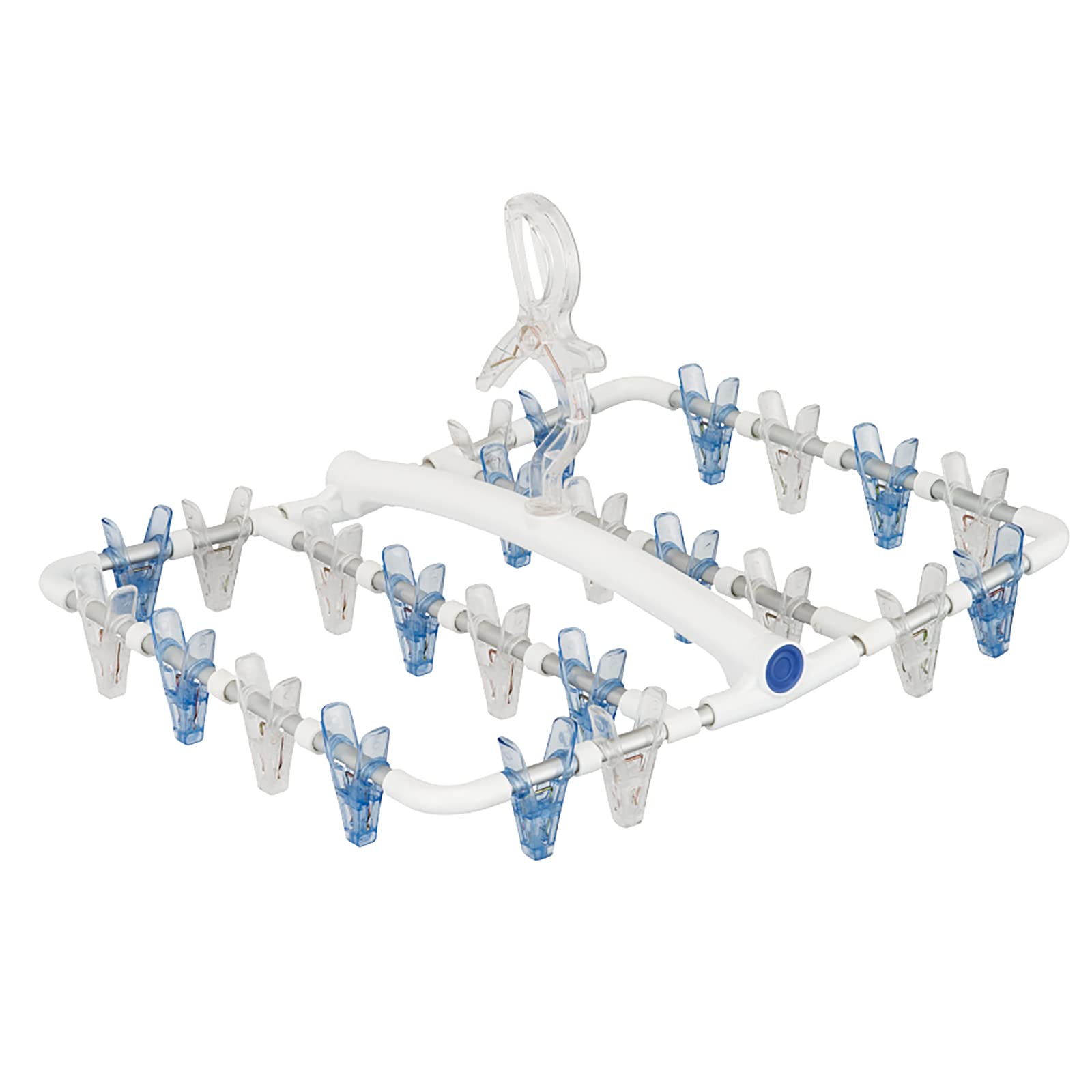 

Tenma Polish Laundry Elegant Corner 24 White 42 x 36 x 25 Hanger, Hanger, Pinch, Blue, Approx. cm, PL-01R