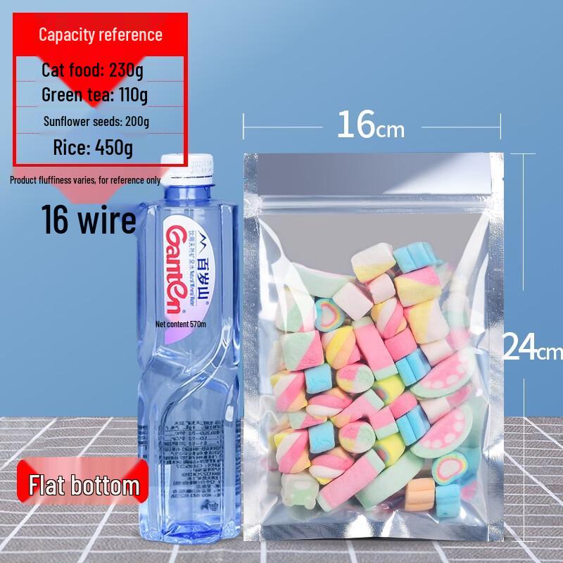 Qianxing Half-Transparent Aluminum Foil Stand-Up Pouch