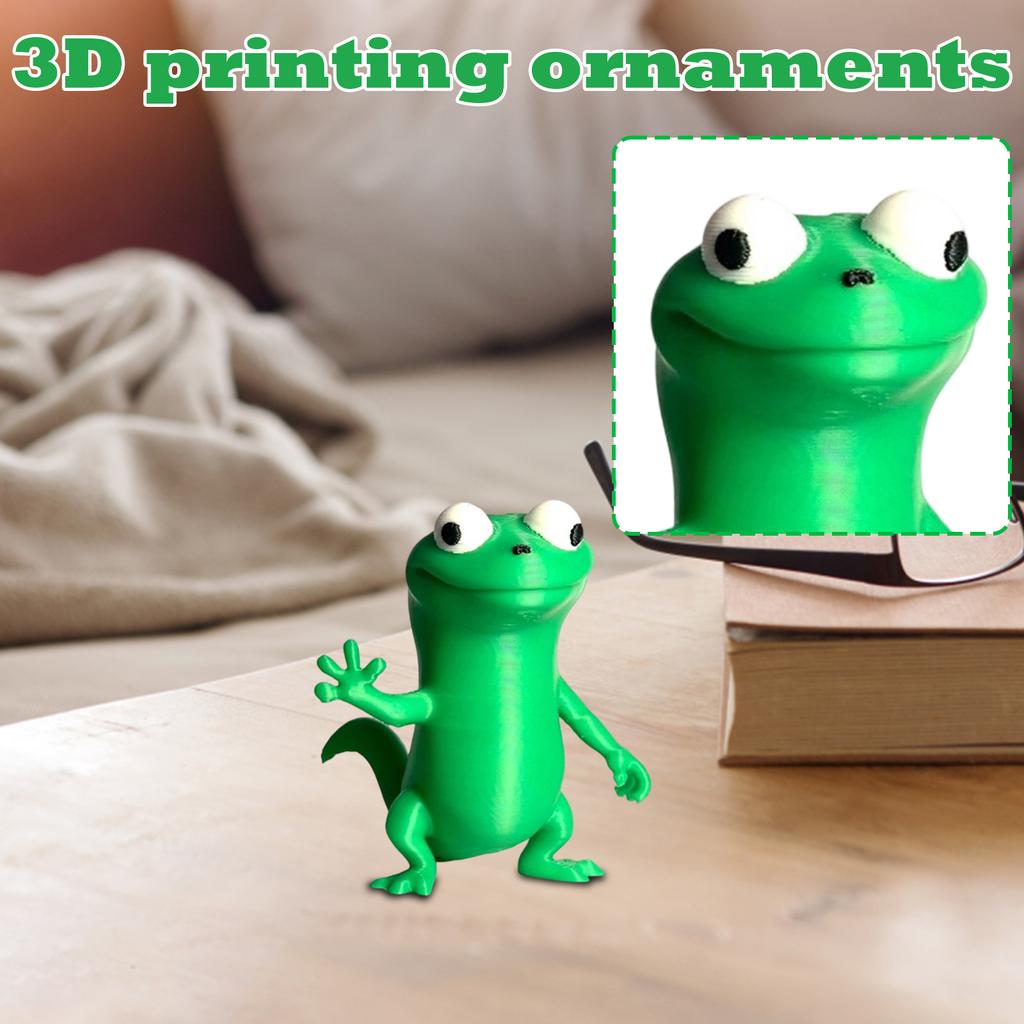 Lizard Meme Decoration Creative Fun Lizard Desktop Ornaments Home Decoration 3D Printing Ornaments