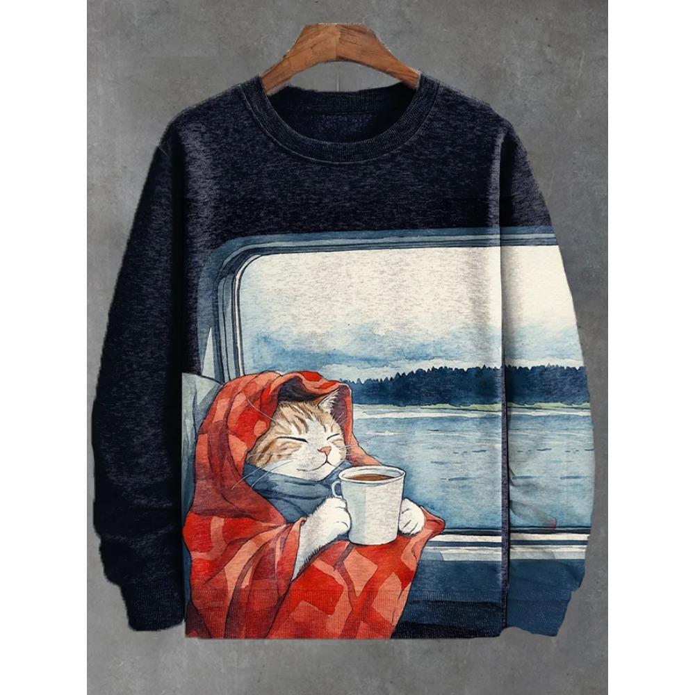 

Животное Кот Собака 3D Принт Толстовка Худи Мужская/Женская Хип-Хоп Смешная Осень Уличный Японский Стиль Оверсайз Худи Топы с Круглым Вырезом 6XL