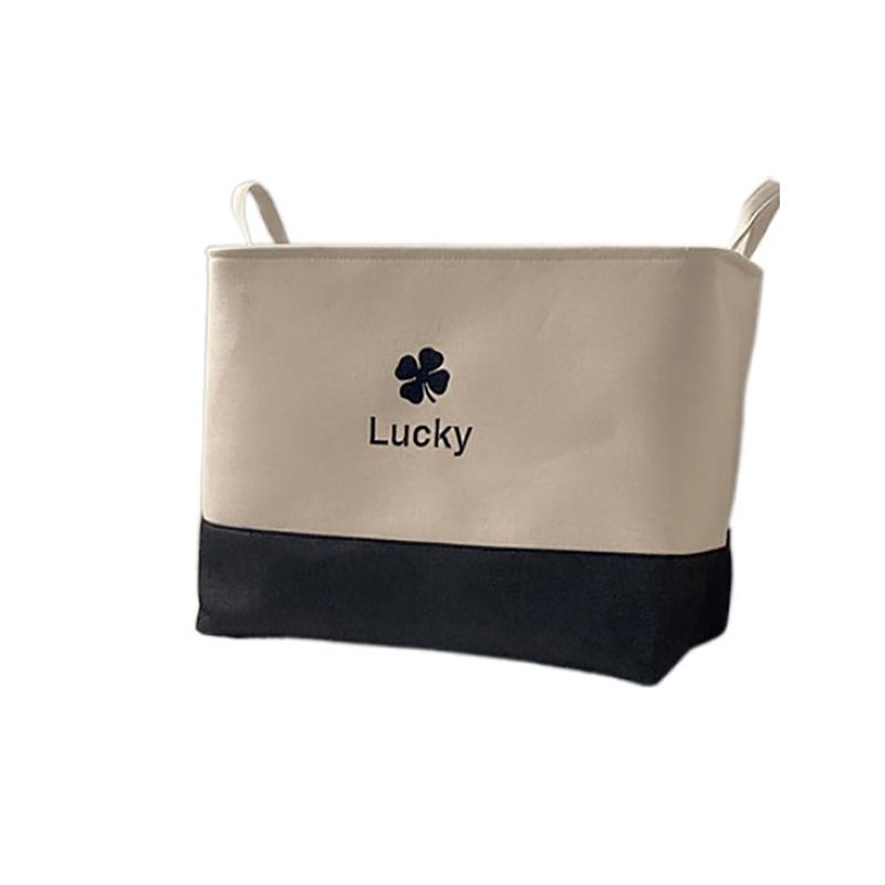 

Floral Pattern Fabric Storage Box Reinforced Drawstring Closure Wardrobe Organizer Clothes Container Bedding Storage Bag Space Saving Organizer 40x30x30cm