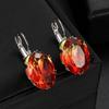 WWJ Unique Mix Color Cubic Zirconia Drop Earrings Gradient Ear Stud