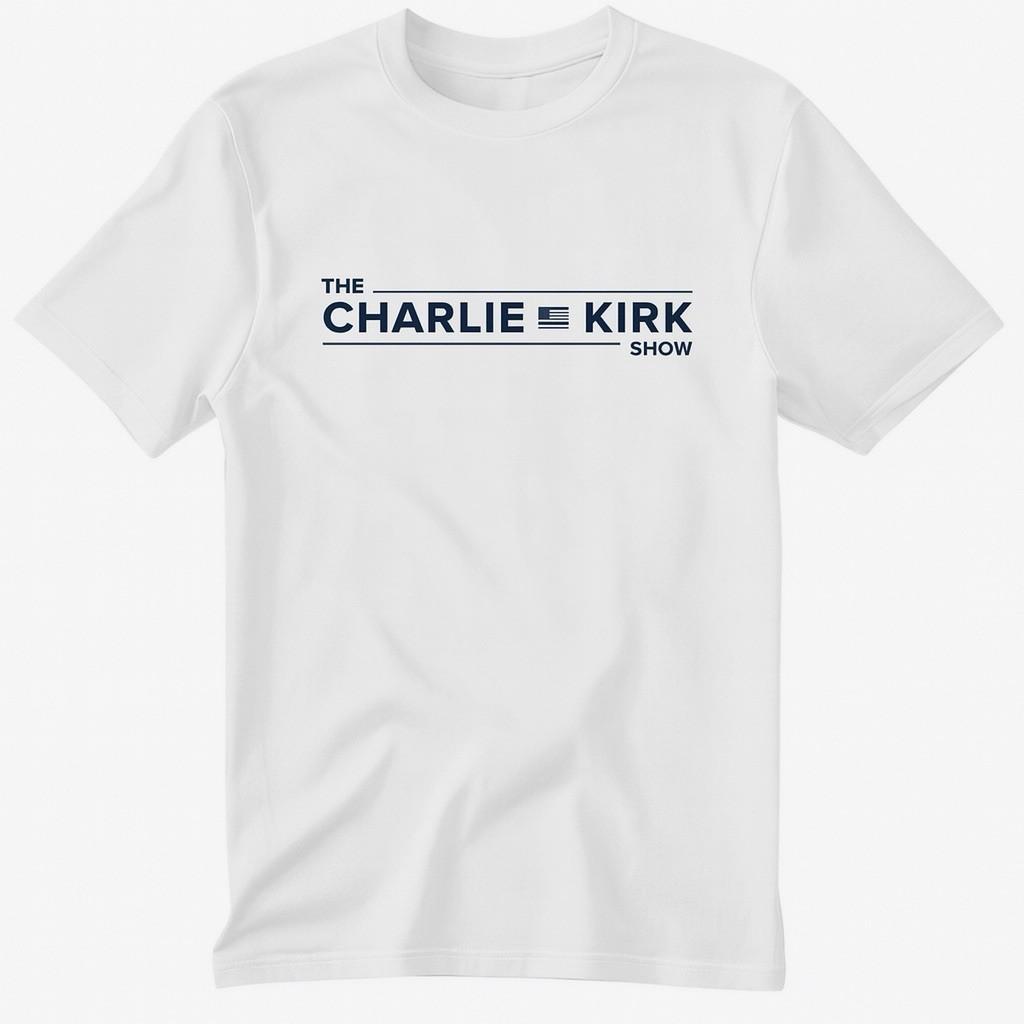 Футболка Charlie Kirk Show Мужская Женская Футболки Верхняя футболка Turning Point RIP S