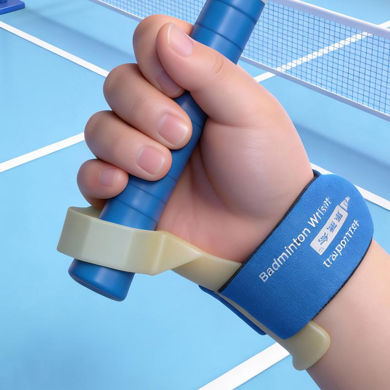 Supporto per Polso da Badminton Regolabile Allenatore Stabilizza il Tuo Polso Per Varie Dimensioni della Mano Con Forte Supporto Racchetta da Badminton