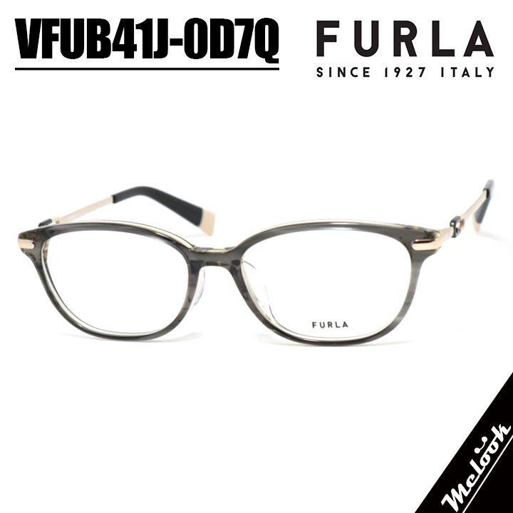Used FURLA Women s VFUB41J-0D7Q 51 Size Glasses Glasses Frame Sunglasses Clear Olive/Gold
