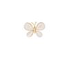 Butterfly Brooch, Women's Exquisite Mini Cat's Eye Stone Collar Anti-glare Clasp, Invisible Leak-proof Summer Fixed Clasp