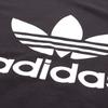 Adidas Logo Color Block Knitted Breathable Sweat-Absorbing Round Neck Short Sleeve T-Shirt Women T-Shirt Black CY7367