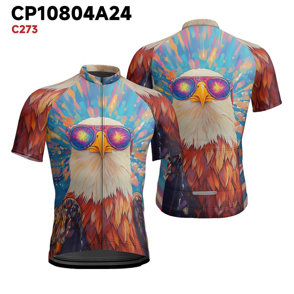 2025 Women's Quick-Dry Fun Print Cycling Jersey - Short Sleeve Summer Bike Top