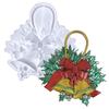 Christmas Pendant Silicone Resin Mold for Tree Home Decorations Jewelry Making