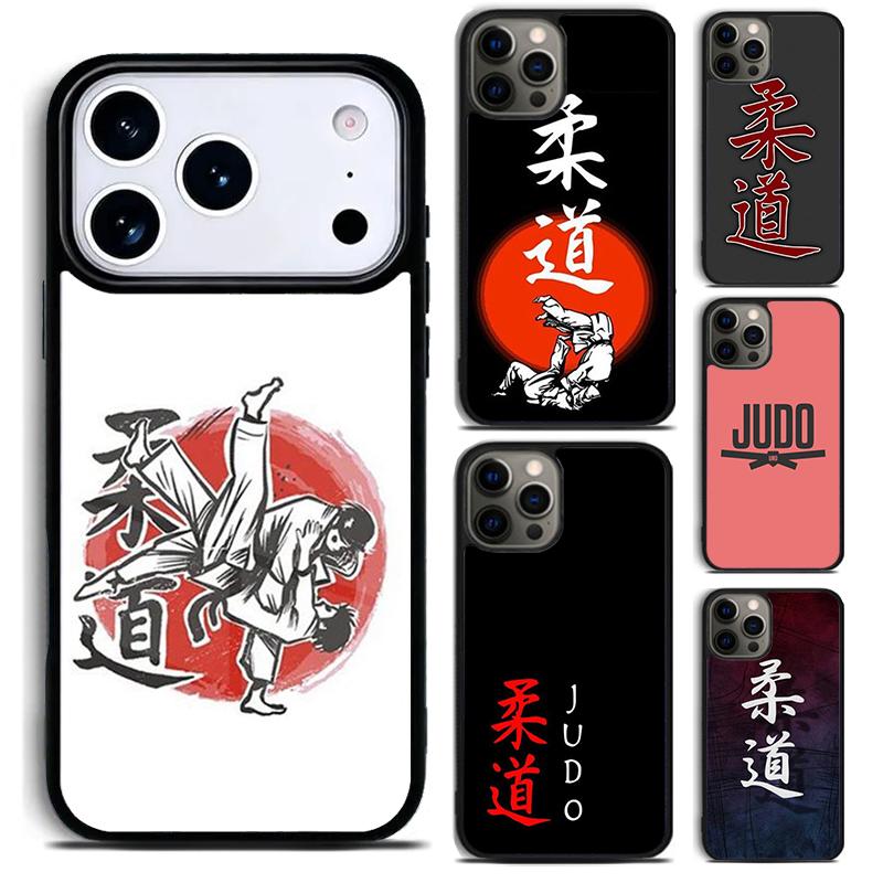 Judo Phone Case for iPhone 17 16 15 Pro Max Air 14 13 12 11 Plus Shockproof Cover
