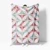 Geometric Pattern Blanket Throw Soft Cozy Bedding Sofa Decorative Throw Blanket for Living Room Bedroom Gift