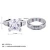 Luxury Micro-Inlaid Zircon Ring Women'S Wedding Ring