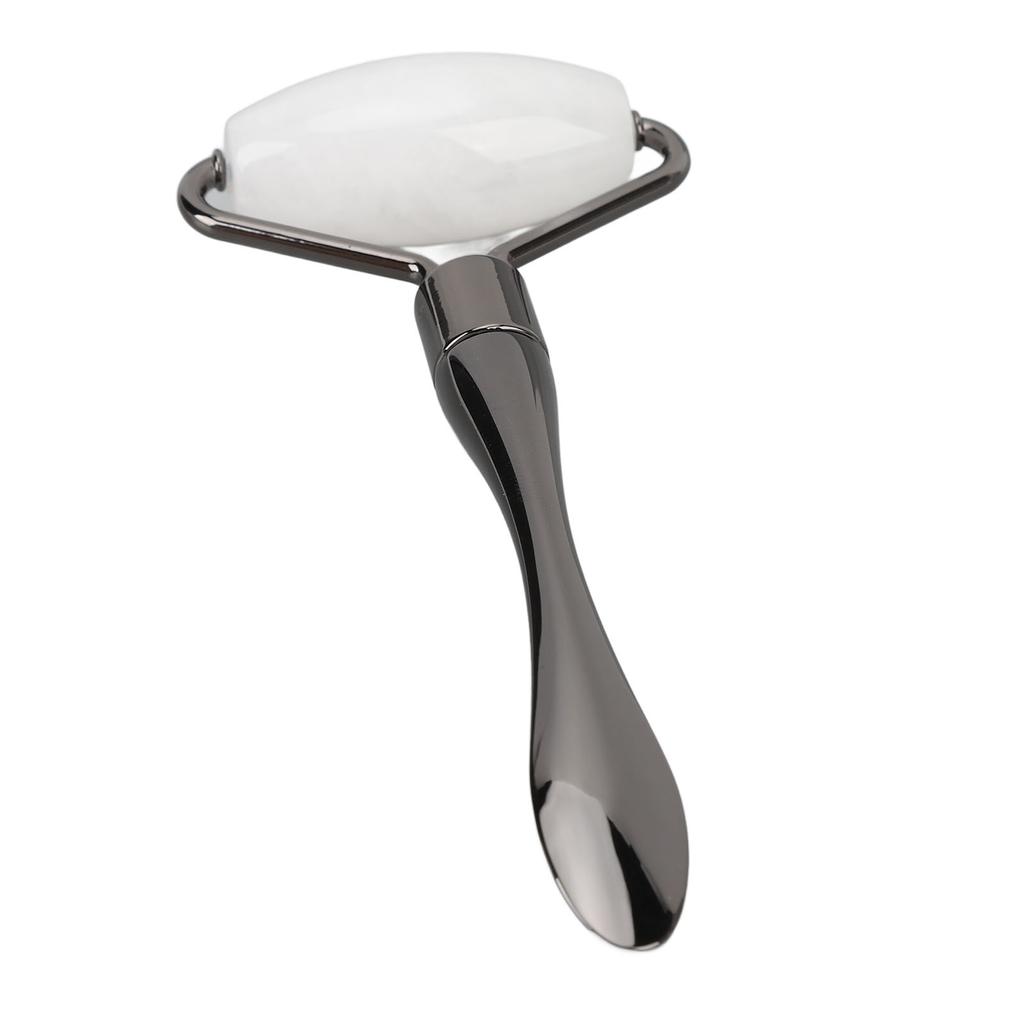 Eye Cream Applicator Roller Jadestone Face Massage Stick Zinc Alloy Cream Spoon for Daily Skincare
