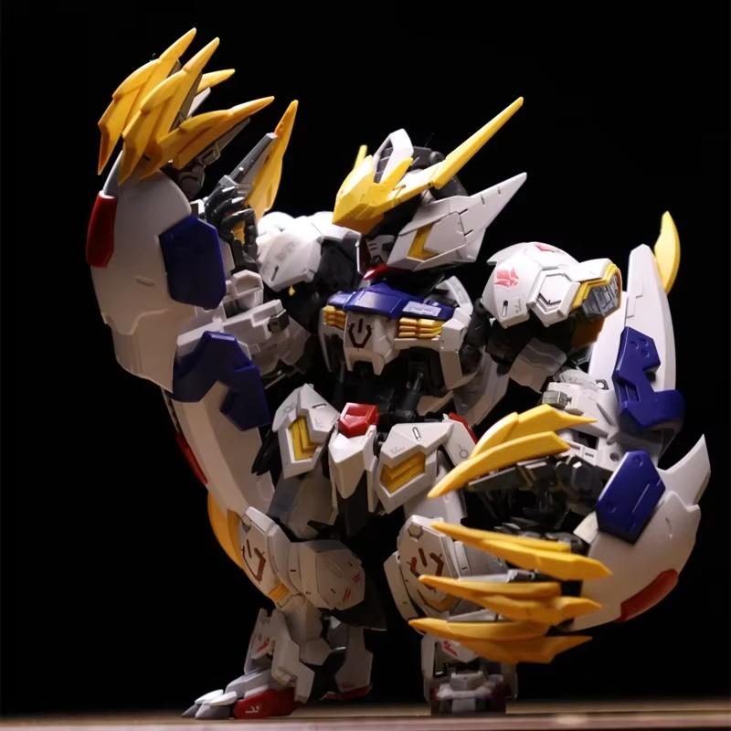 Fashnics Boys Barbatos Mgsd Asw-G-08 Lord Wolf Large Claw Tail Mech Assembly Model Kit Action Figure Desktop Ornament Doll Puzzle Toy Gift