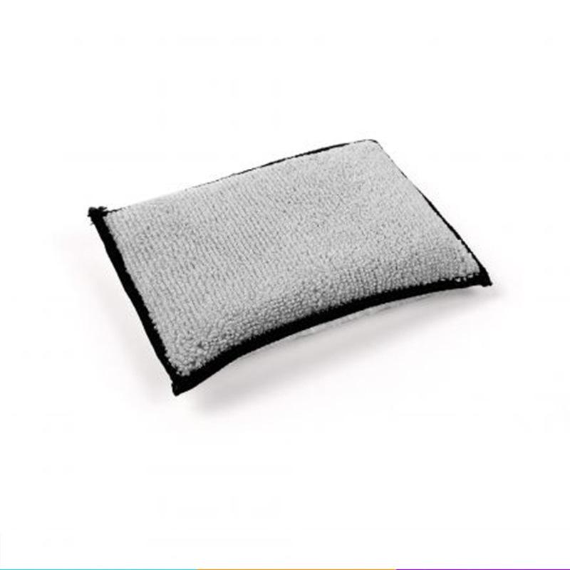 

Car Interior Cleaning Sponge: Double-Sided Wool Plush Towel & Wiping Block 12.5*7.5*2.5 CM білий/сірий колір
