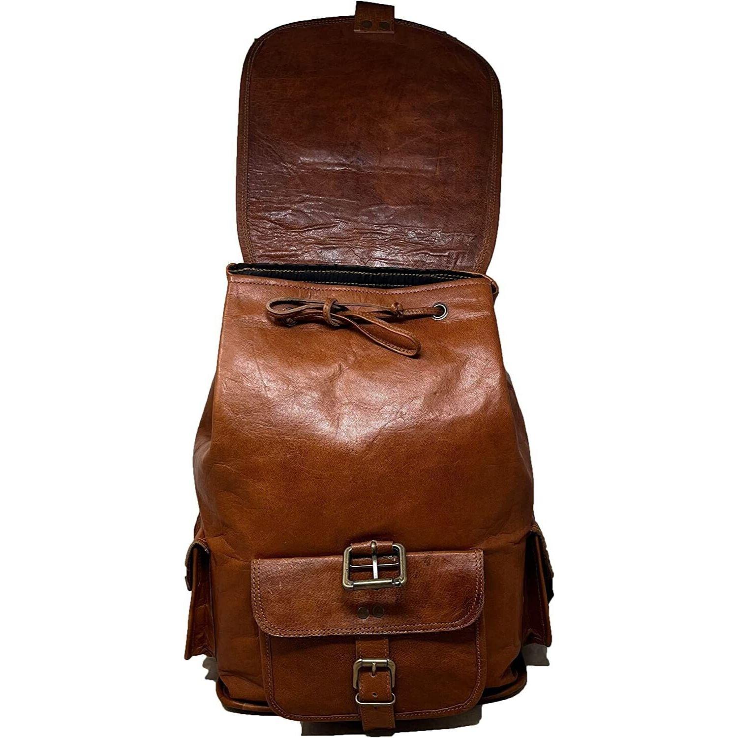 Большой рюкзак из натуральной кожи — фото 2