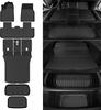 Car Trunk Mats For New Tesla Model Y 2025 Juniper TPE Floor Mats & Cargo Liner All Weather Trunk Mats Floor Liner Backrest Mats