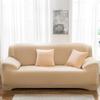 Elastic Sofa Slipcover Pure Color Universal Fit Full Wrap Couch Cover for Single Double 3 4 Seater Sofa