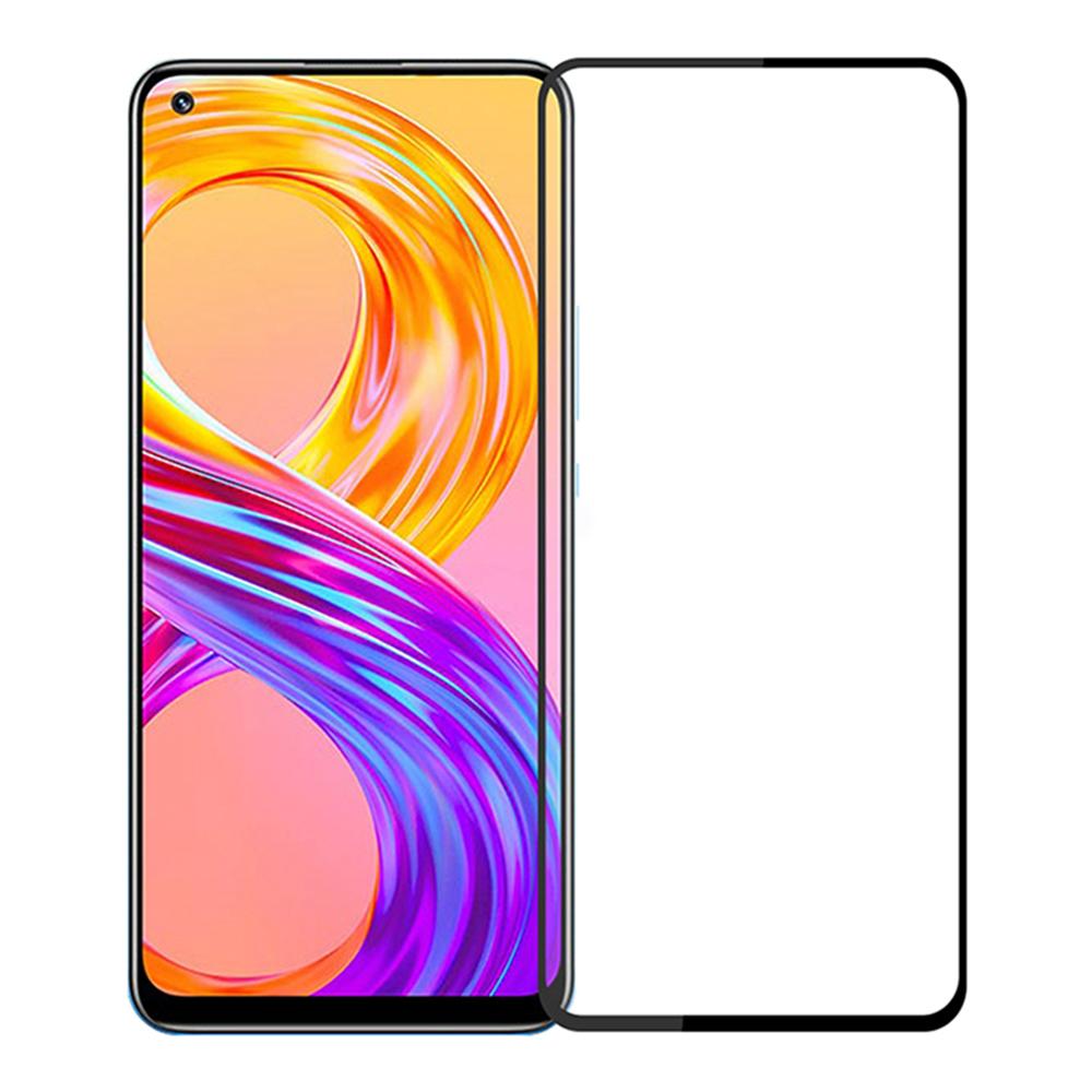 PINWUYO for Realme 8/8 Pro Full Glue Shatterproof Tempered Glass Film Anti-fingerprint Screen Protector (International Version)