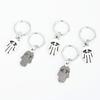 5Pcs/set Silver Metal Hair Rings Braid Dreadlocks Bead Hair Cuffs Dread Tube Charm Dreadlock Hair Accessories Extension