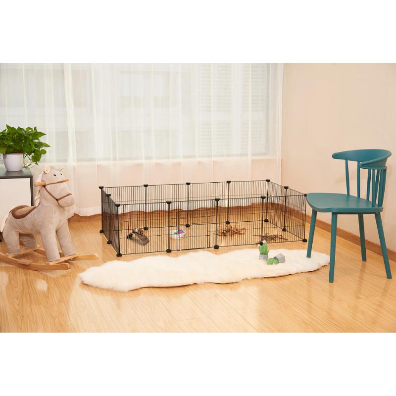 Auslaufkäfig Metallgehege für Kaninchen Kleintiere Faltbar