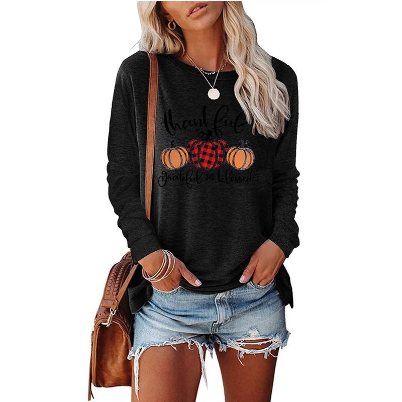 IHUASU Women s Fashion Casual O-Neck Long Sleeve Blouses & Shirts S