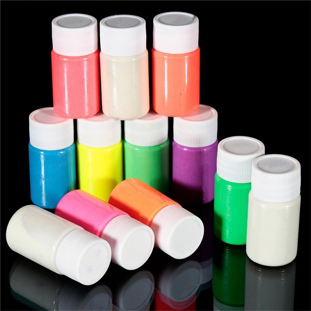 20g Cool DIY Craft Party Glow In The Dark Pigment Acrylic Luminous Paint